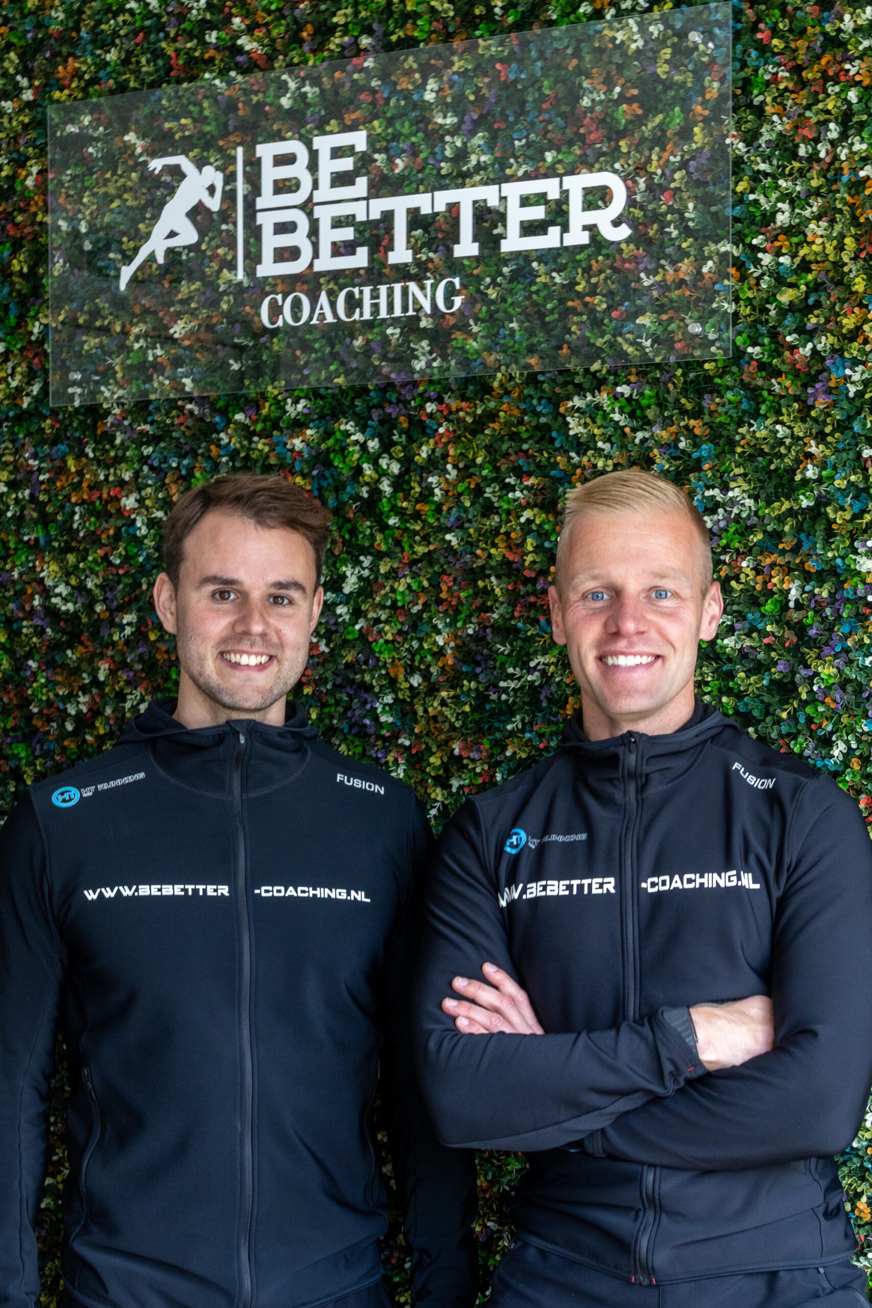 Extra team foto Jip en Remco Foto van het Be Better Running team Jip en Remco