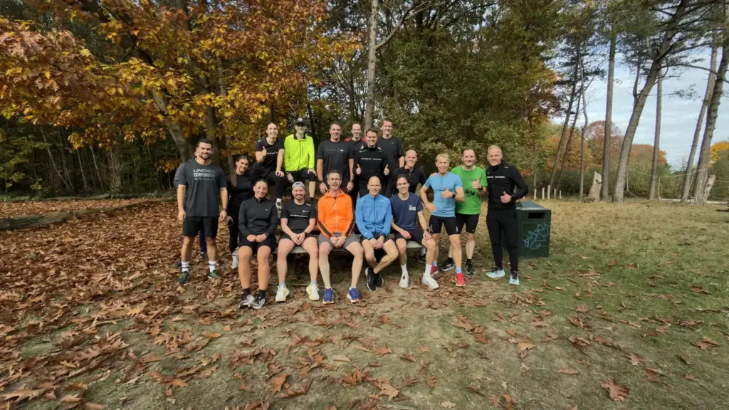 De BeBetter Running Club na een gezamenlijke training